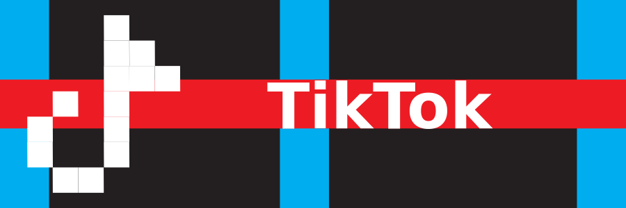 A graphic button for TikTok